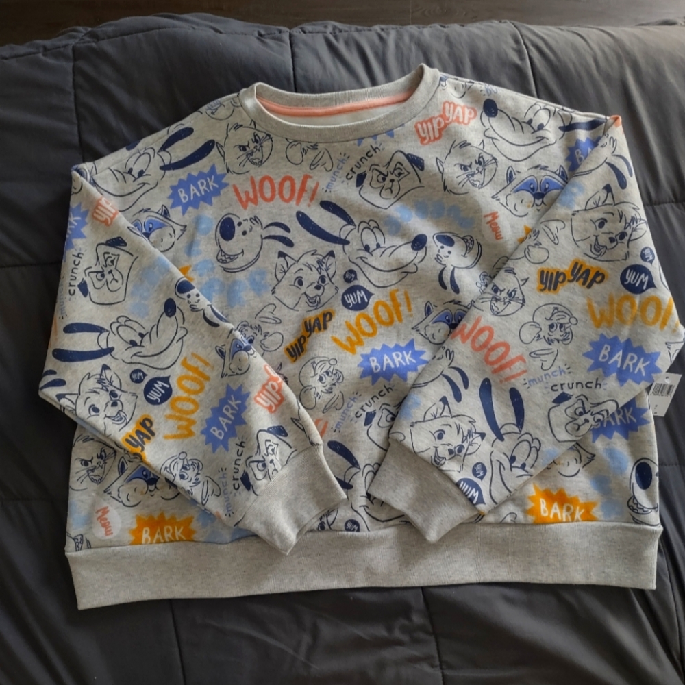 NWT Disney Crop Pullover Sweater Sz 1X